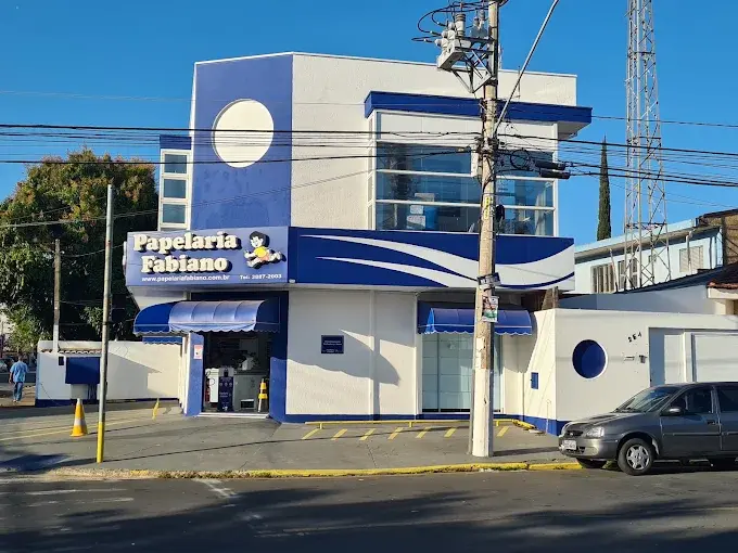 Fachada da Papelaria Fabiano em Hortolândia